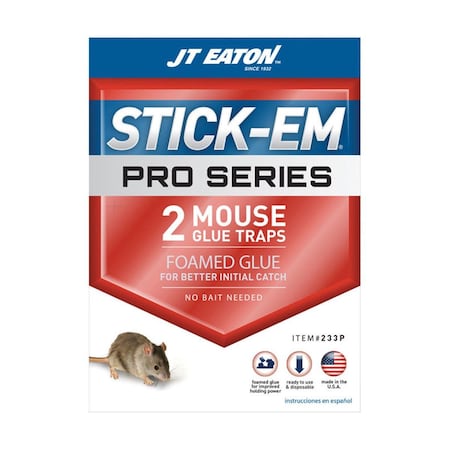 Jt Eaton Stick-Em Pro Series Small Glue Animal Trap for Mice, 24PK JT4911